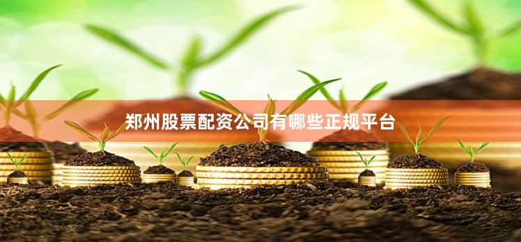 郑州股票配资公司有哪些正规平台